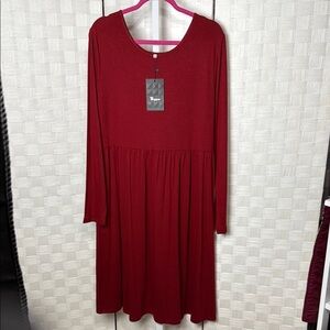 Riyiper ‎ Red Women's Dress